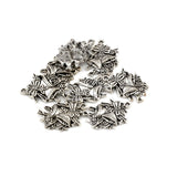 100Pcs Christmas Bell Charms for Jewelry Making DIY 17X25MM