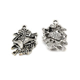 100Pcs Christmas Bell Charms for Jewelry Making DIY 17X25MM
