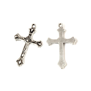 100Pcs Jesus Crucifixion Cross Charm Pendants For Jewelry Making