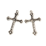 100Pcs Jesus Crucifixion Cross Charm Pendants For Jewelry Making