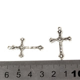 100Pcs Jesus Crucifixion Cross Charm Pendants For Jewelry Making