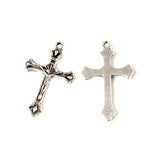 100Pcs Jesus Crucifixion Cross Charm Pendants For Jewelry Making