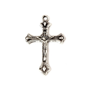 100Pcs Jesus Crucifixion Cross Charm Pendants For Jewelry Making
