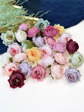 100Pcs Artificial Flowers Wedding Decor Christmas Wreath Headdress