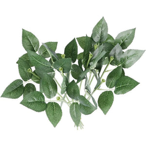 100Pcs Greenish Flower Stems DIY Bouquets Wedding