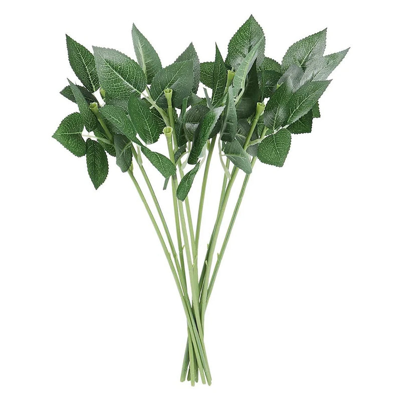 100Pcs Greenish Flower Stems DIY Bouquets Wedding