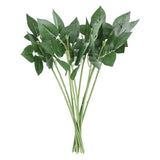 100Pcs Greenish Flower Stems DIY Bouquets Wedding