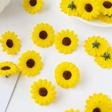 100Pcs Artificial Sunflower Scrapbook Christmas Decor Clearance
