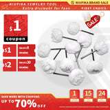 100Pcs/Bag Polishing Ball 2.35mm Shank Diameter Professional DIY Tool