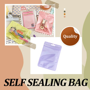 100Pcs Clear Zipper Storage Bags for Macaron Jewelry Sealing