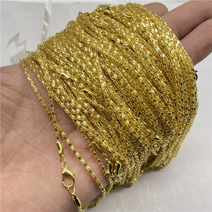 100Pcs/Batch Women's Stainless Steel Carabiner Necklace Accessories