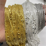 100Pcs/Batch Women's Stainless Steel Carabiner Necklace Accessories