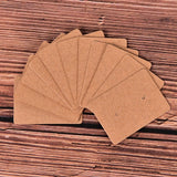 100Pcs Blank Earrings Ear Studs Display Cards