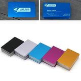 100Pcs Blank Engraved Aluminium Business Cards