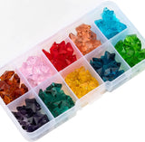 100Pcs Austrian Crystal Glass Beads Heart Charms DIY Jewelry Making