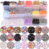 100Pcs Mixed Acrylic Letter Beads Kits Box for Jewelry Making