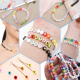 100Pcs Mixed Acrylic Letter Beads Kits Box for Jewelry Making