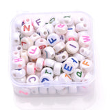 100Pcs Mixed Acrylic Letter Beads Kits Box for Jewelry Making