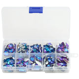 100Pcs Top Austria Glass Heart Bead Crystal Butterfly Pendant