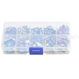 100Pcs Top Austria Glass Heart Bead Crystal Butterfly Pendant