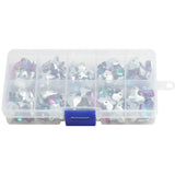 100Pcs/Box Glass Heart Bead Crystal Pendant for Jewelry Making