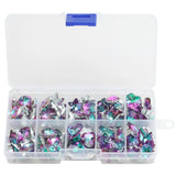 100Pcs/Box Glass Heart Bead Crystal Pendant for Jewelry Making