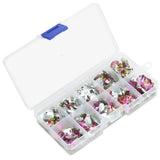 100Pcs/Box Austria Glass Heart Bead Crystal Pendant for Jewelry Making