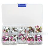 100Pcs/Box Austria Glass Heart Bead Crystal Pendant for Jewelry Making