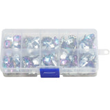100Pcs/Box Top Violet Austria Glass Heart Bead Crystal Butterfly Pendant