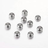100Pcs Brass European Beads Mixed Large Hole Rondelle Bead Bangle Bracelet