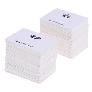 100Pcs Jewelry Display Card Paper Stud Earring Hangtag