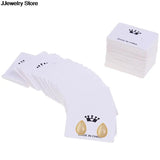 100Pcs Jewelry Display Card Paper Stud Earring Hangtag