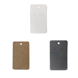 100Pcs Cardboard Earring Display Cards Retro Hanging Board Jewelry Holder Tag