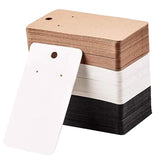 100Pcs Cardboard Earring Display Cards Retro Hanging Board Jewelry Holder Tag