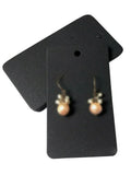 100Pcs Cardboard Earring Cards Retro Hanging Board Jewelry Display Holder