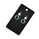 100Pcs Cardboard Earring Cards Retro Hanging Board Jewelry Display Holder