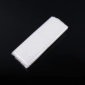 100Pcs Clear POF Plastic Heat Shrinkable Bag Top Open for Various Items