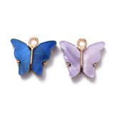 100Pcs Butterfly Charms for DIY Jewelry Making Earrings Necklace