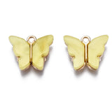 100Pcs Butterfly Charms for DIY Jewelry Making Earrings Necklace