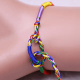 100Pcs Cotton Rope Friendship Bracelets Multicolor Hand-Making Jewelry Gift