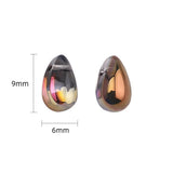 100Pcs Czech Glass Teardrop Beads 6x9mm Crystal Charms Pendant DIY Sewing Craft