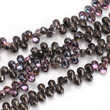 100Pcs Czech Glass Teardrop Beads 6x9mm Crystal Charms Pendant DIY Sewing Craft