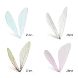 100Pcs Dragonfly Wing Pendants 4 Colors DIY Jewelry Making