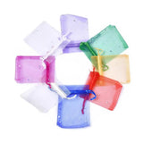 100 Pcs Organza Bags Drawstring Gift Pouches Wedding Party Candy Bag 9x7cm