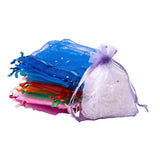 100 Pcs Organza Bags Drawstring Gift Pouches Wedding Party Candy Bag 9x7cm