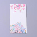 100Pcs Earring Display Cards Jewelry Packaging Hang Tag Card 9x5x0.04cm