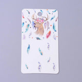 100Pcs Earring Display Cards Jewelry Packaging Hang Tag Card 9x5x0.04cm