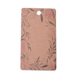 100Pcs Earring Display Cards Jewelry Packaging Hang Tag Card 9x5x0.04cm
