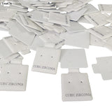 100Pcs Earring Display Sheet Mini Puffed Stud Organizer Card Drawer