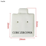 100Pcs Earring Display Sheet Mini Puffed Stud Organizer Card Drawer